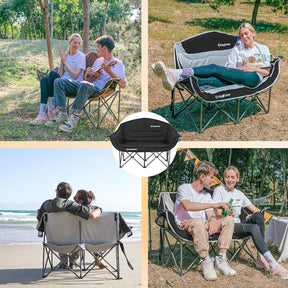 Silla de camping dos cuerpos| Alta resistencia