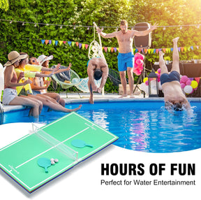 Mesa de ping pong flotante para juego de piscina