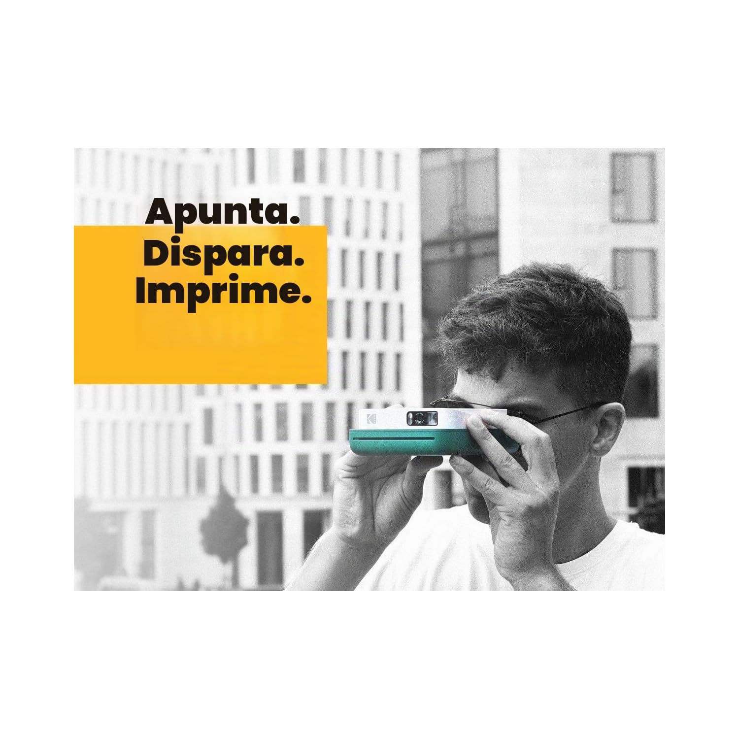Zink KODAK Smile - Cámara instantánea digital clásica Zink de 3.5 x 4.25"