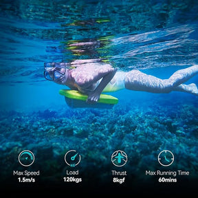 Tabla de natación electrica con 3 velocidades