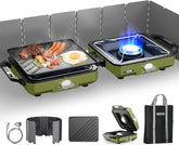 Estufa de camping de 2 quemadores