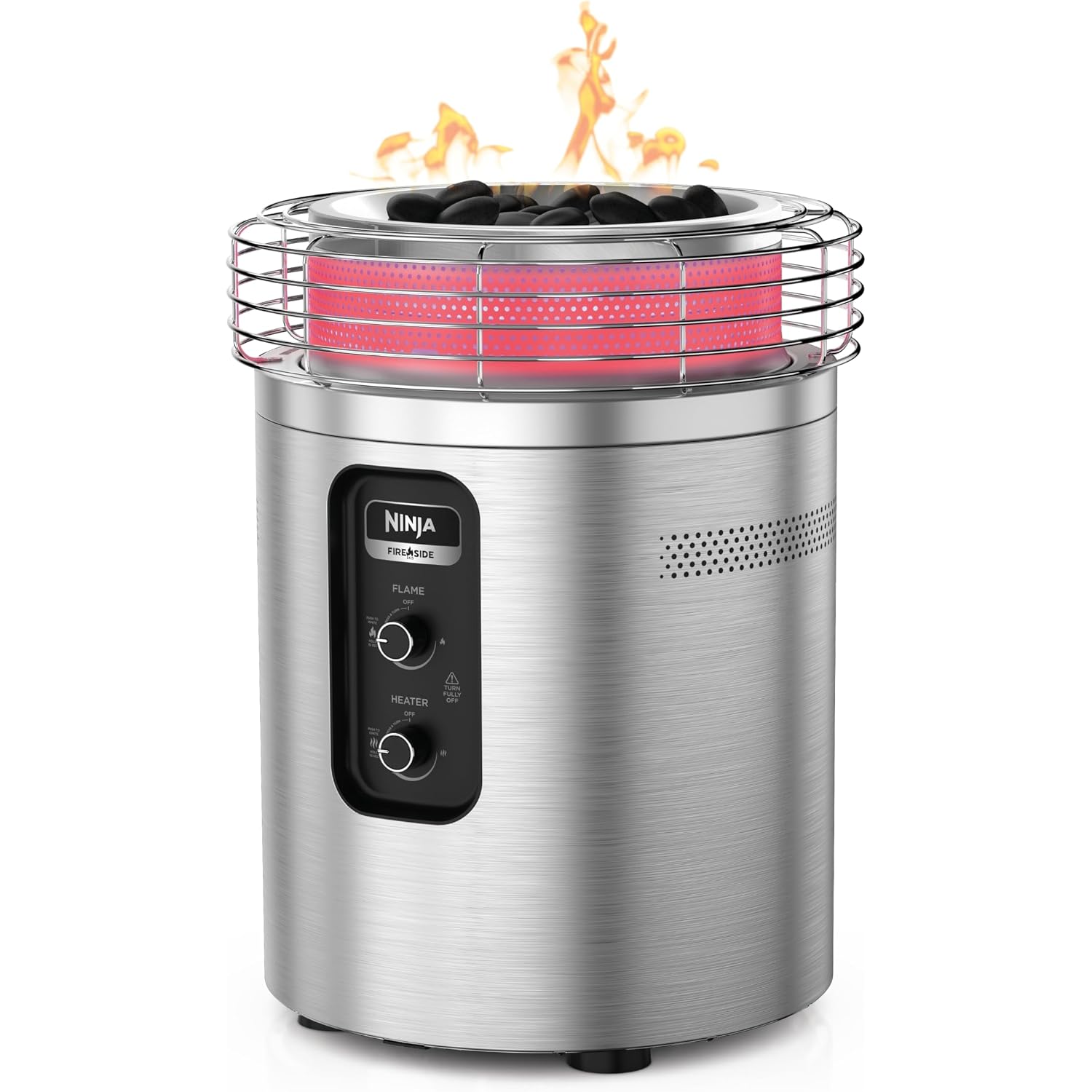 Ninja Fireside 360 - Chimenea y calentador 80,000 BTU