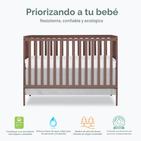Cuna para bebé 5 en 1, se convierte en cama para niños - Dream On Me