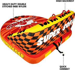 Remolcable acuatico para 3 personas