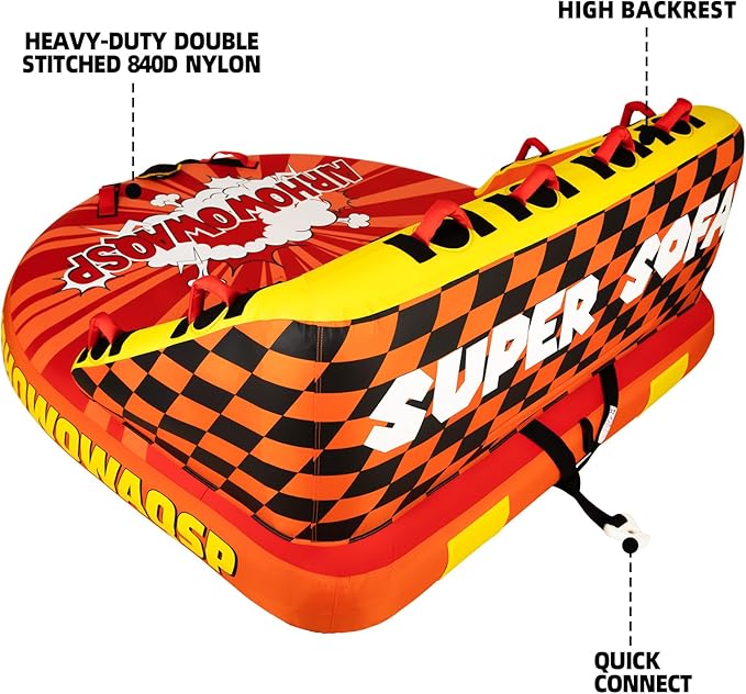 Remolcable acuatico para 3 personas