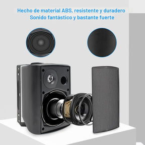Herdio 4 altavoces pasivos de 5.25 pulgadas