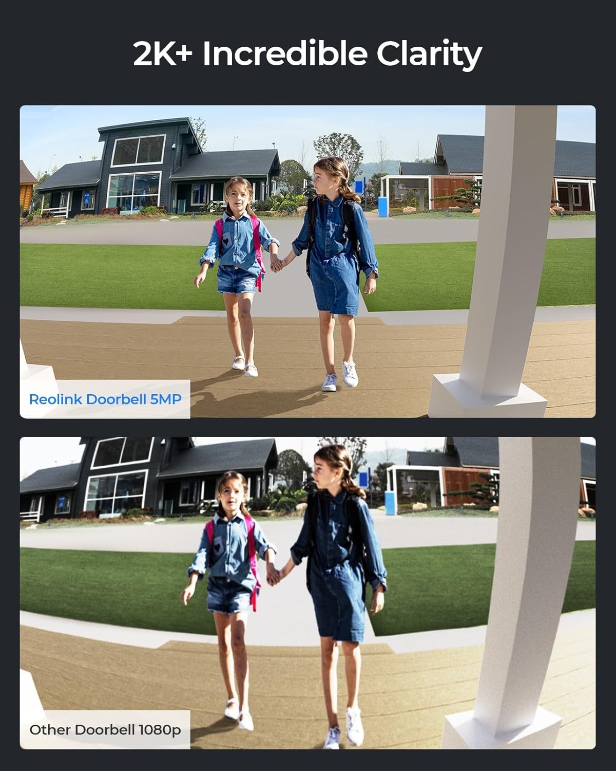 Reolink Video Doorbell WiFi, 2K HD Día y Noche