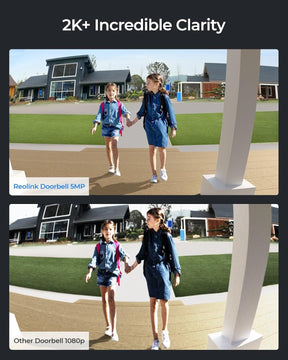 Reolink Video Doorbell WiFi, 2K HD Día y Noche