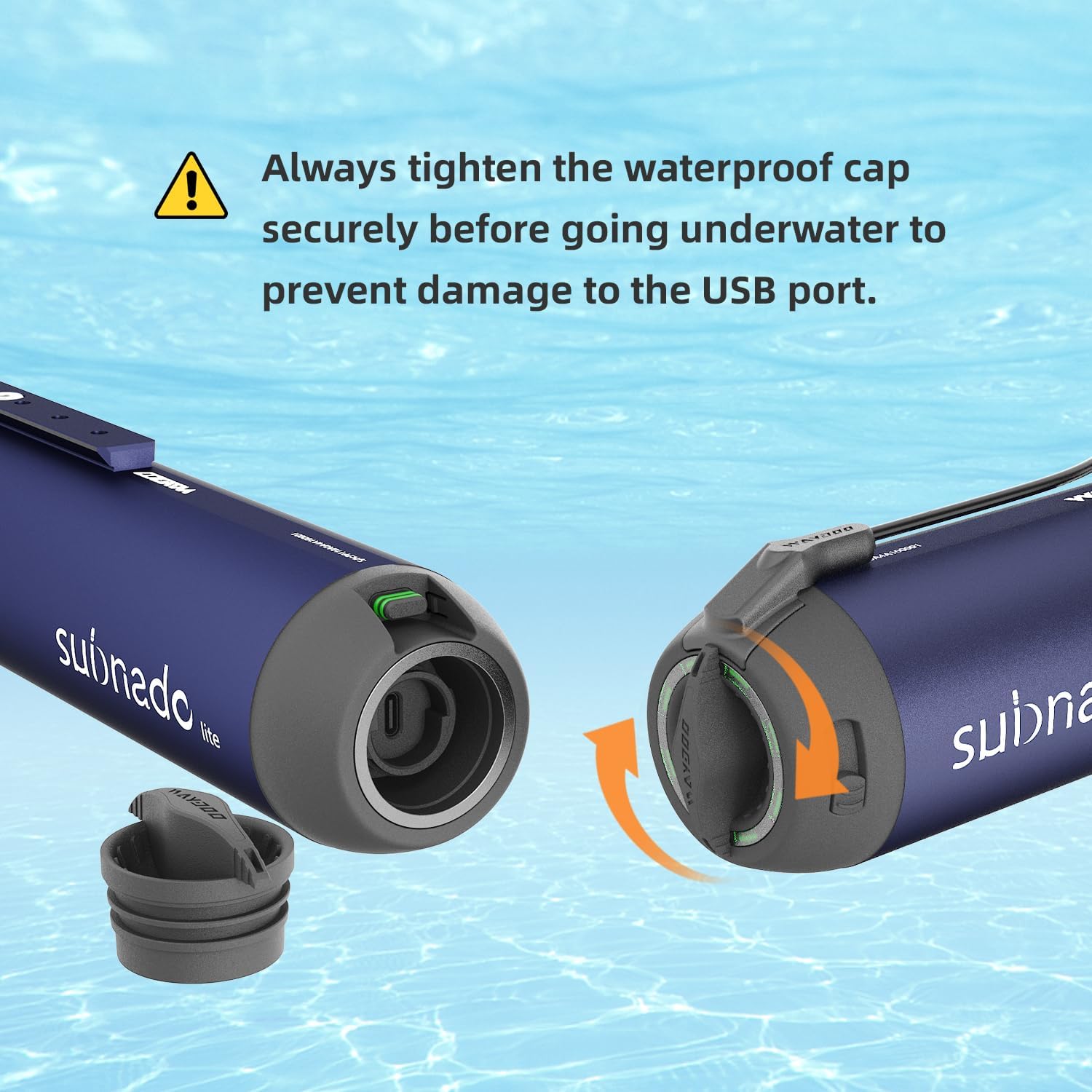 Scooter acuático submarino de buceo para deportes acuaticos