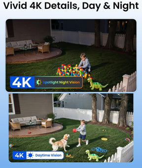 Cámara de seguridad solar 4k - Argus PT Ultra Reolink + Panel Solar