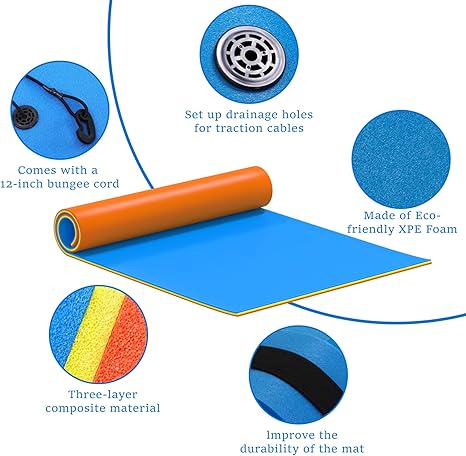 Alfombrillas flotantes 365 x 170 cm