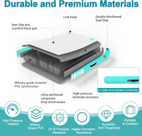 Muelle flotante inflable 152 x 182 cm