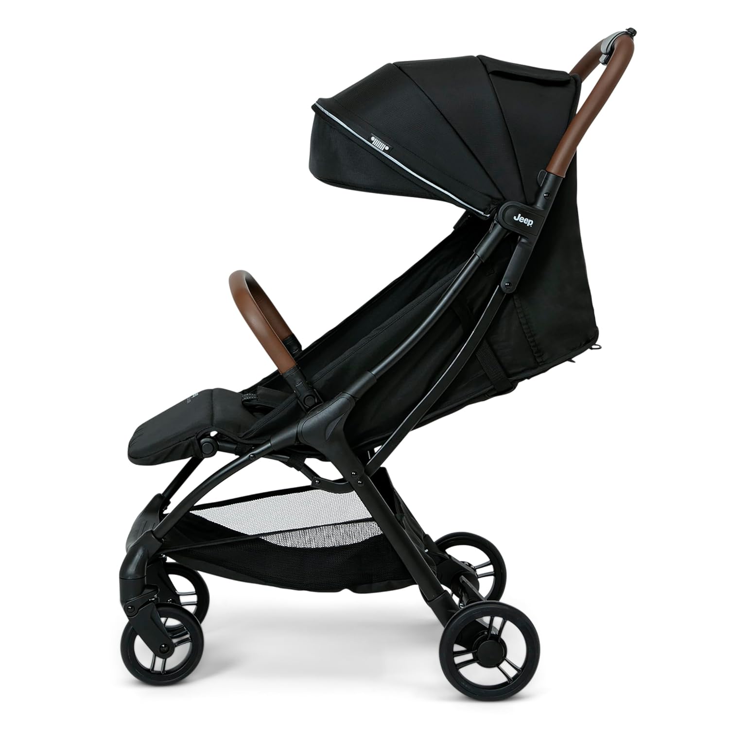 Cochecito de viaje compacto Jeep Altitude Gold, plegable y ligero