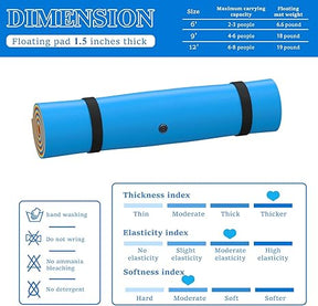 Alfombrillas flotantes 365 x 170 cm