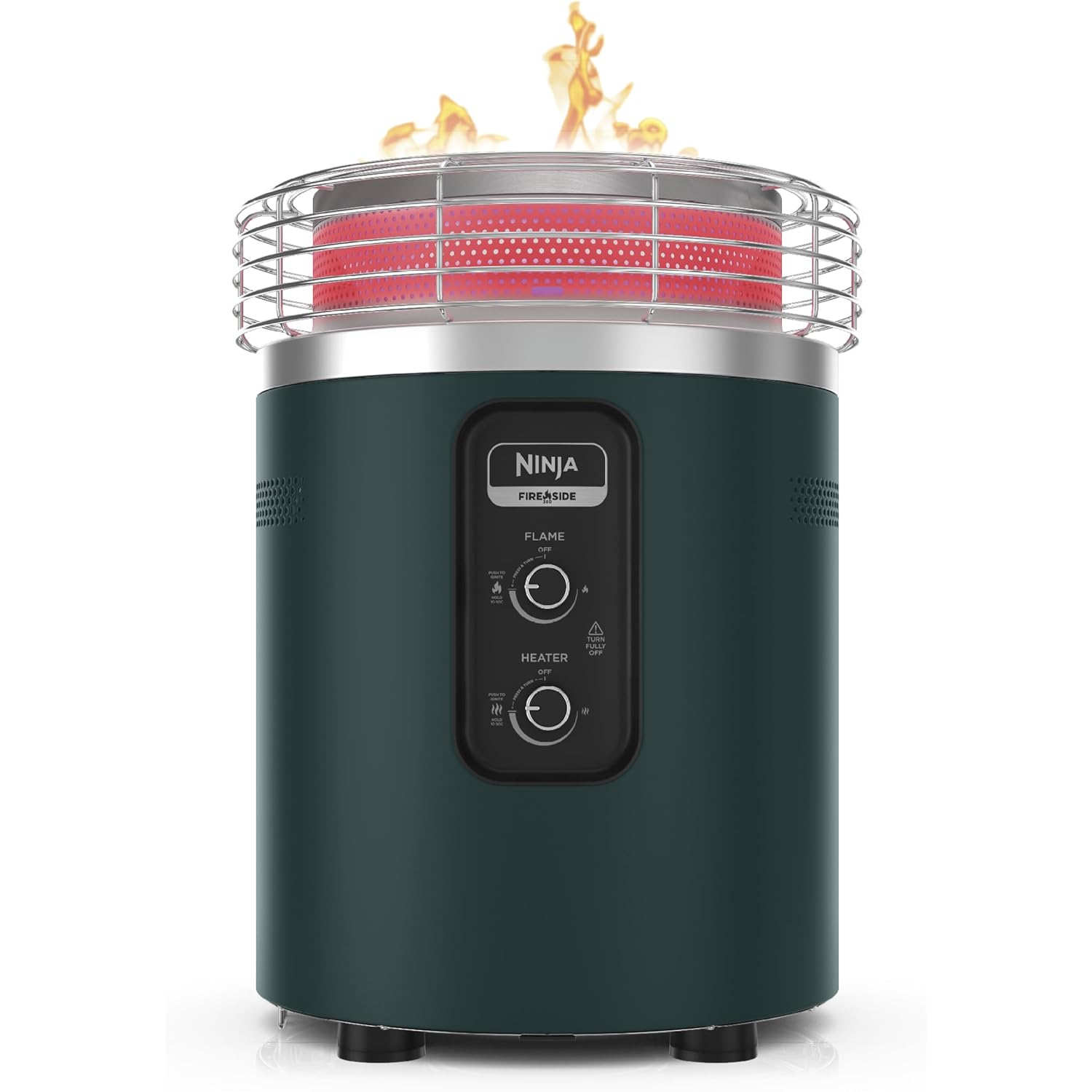 Ninja Fireside 360 - Chimenea y calentador 80,000 BTU