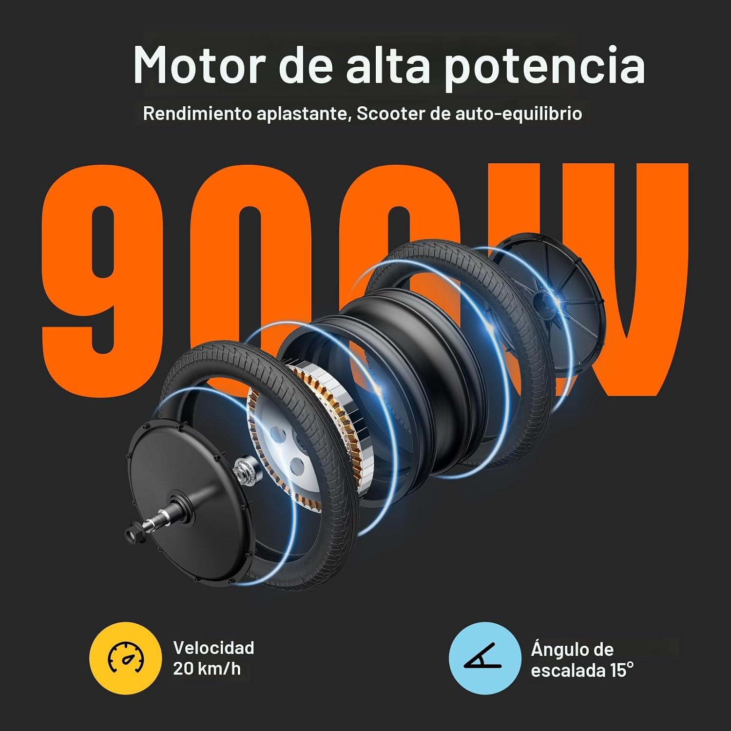 Monociclo eléctrico E20 doble neumático