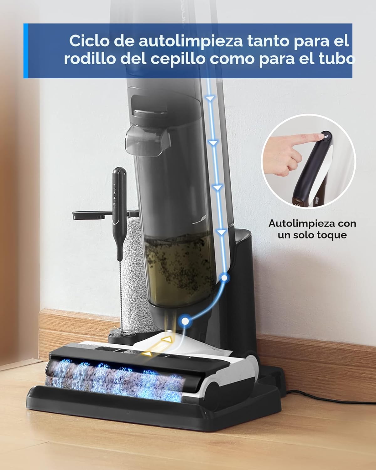 Aspiradora inalámbrica inteligente ONE S5 Combo