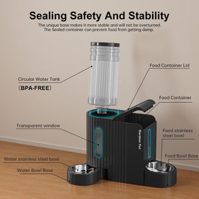 Dispensador automático de Alimento y Agua