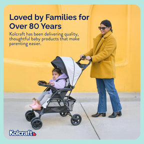 Coche ligero carriola con sistema de seguridad Kolcraft Nube Plus