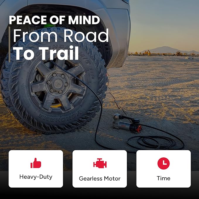 Compresor portátil y paquete medidor de presión de neumáticos digital