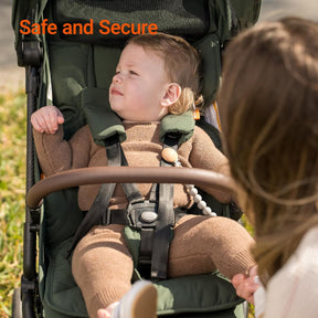 Cochecito de viaje ligero con marco de fibra de carbono y plegable