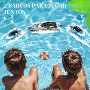Barcos a control remoto con maleta para niños