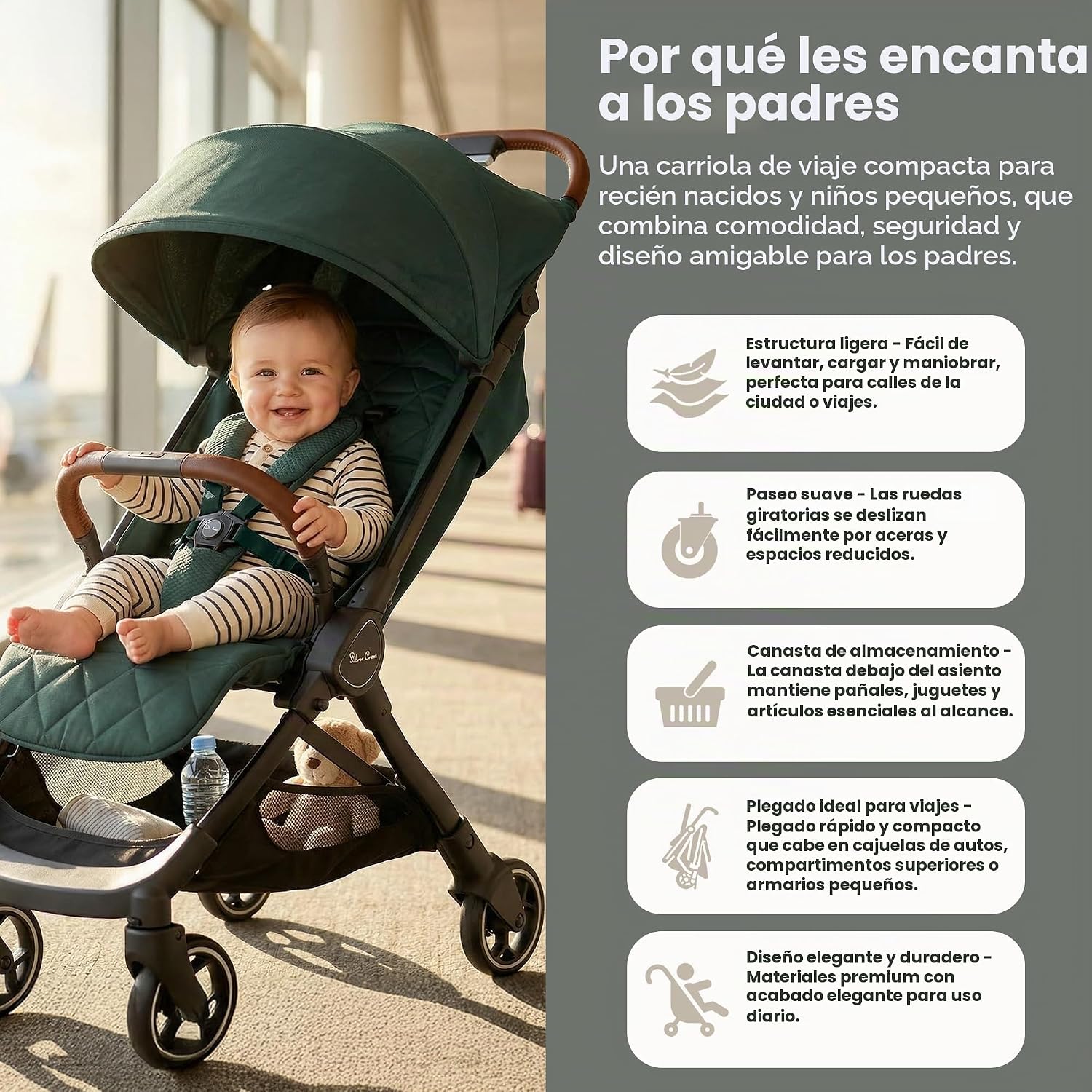 Coche de viaje ligero - Cross Clic Compact Stroller