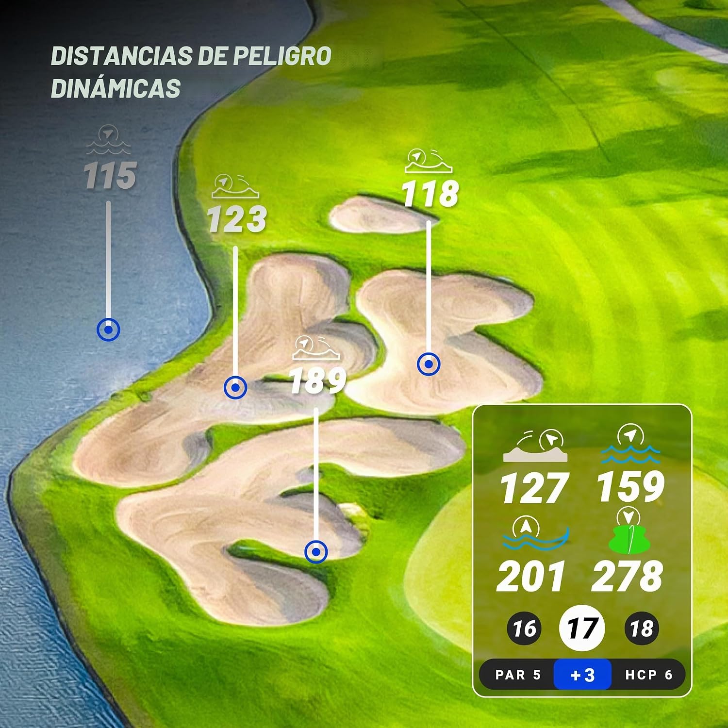 Blue Tees Golf Player Pro - Altavoz GPS, versión 2026