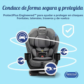 Graco Extend2Fit - Asiento convertible 2 en 1
