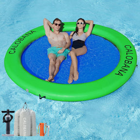 Hamaca inflable acuática redonda