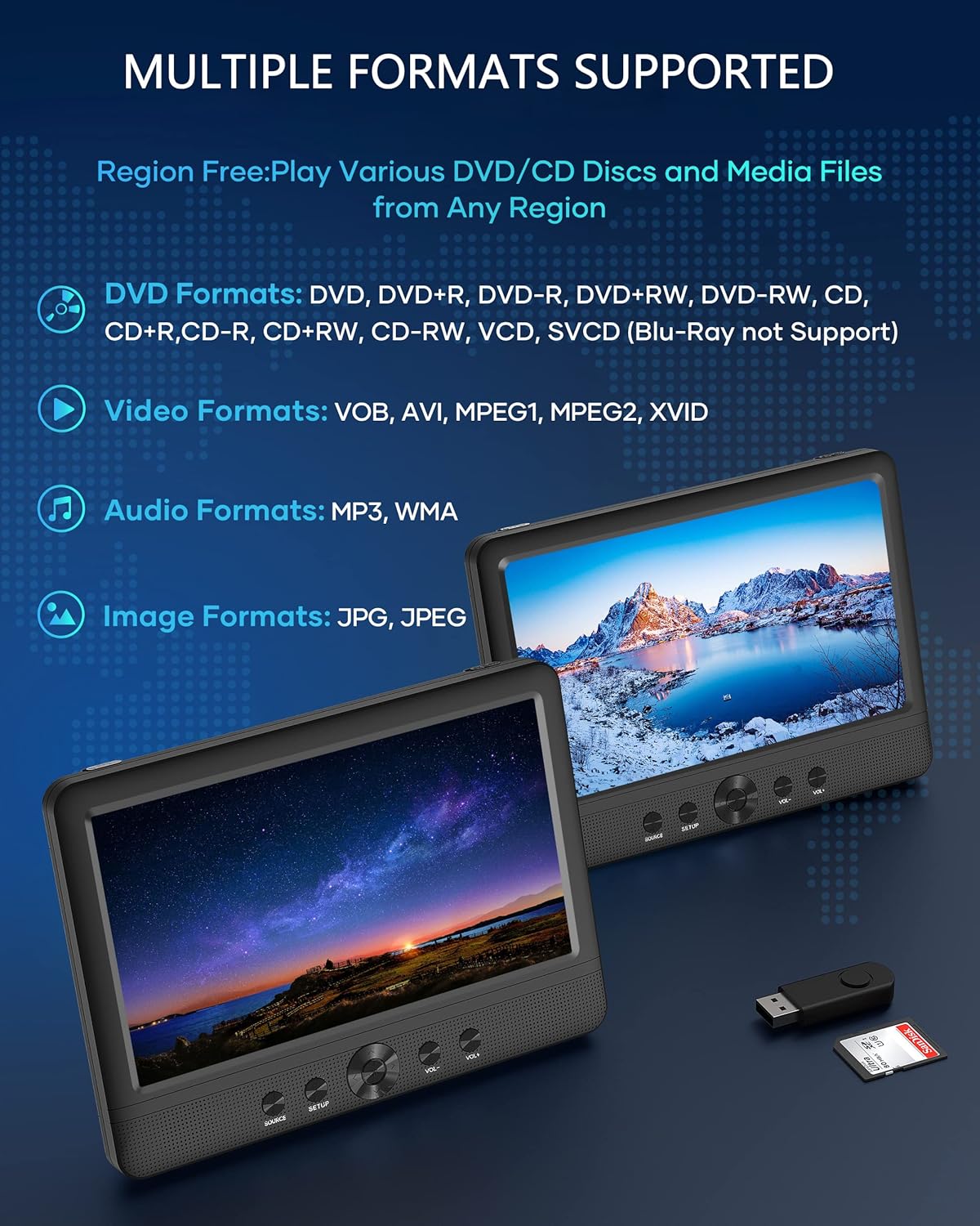 Reproductores de DVD de coche l 10.5 pulgadas