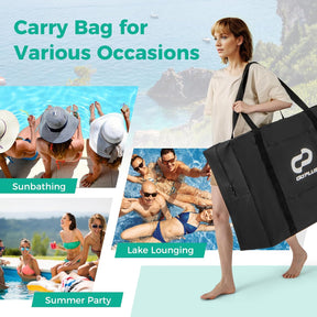 Muelle flotante inflable 265 x 265 cm