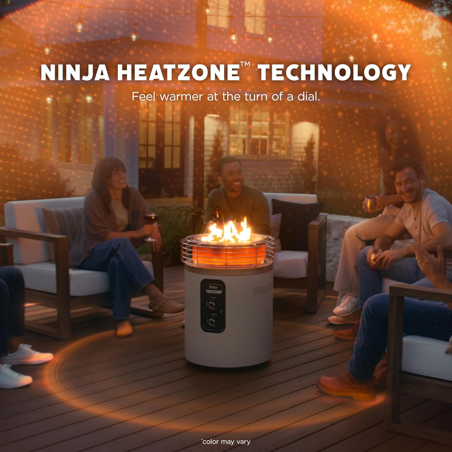 Ninja Fireside 360 - Chimenea y calentador 80,000 BTU