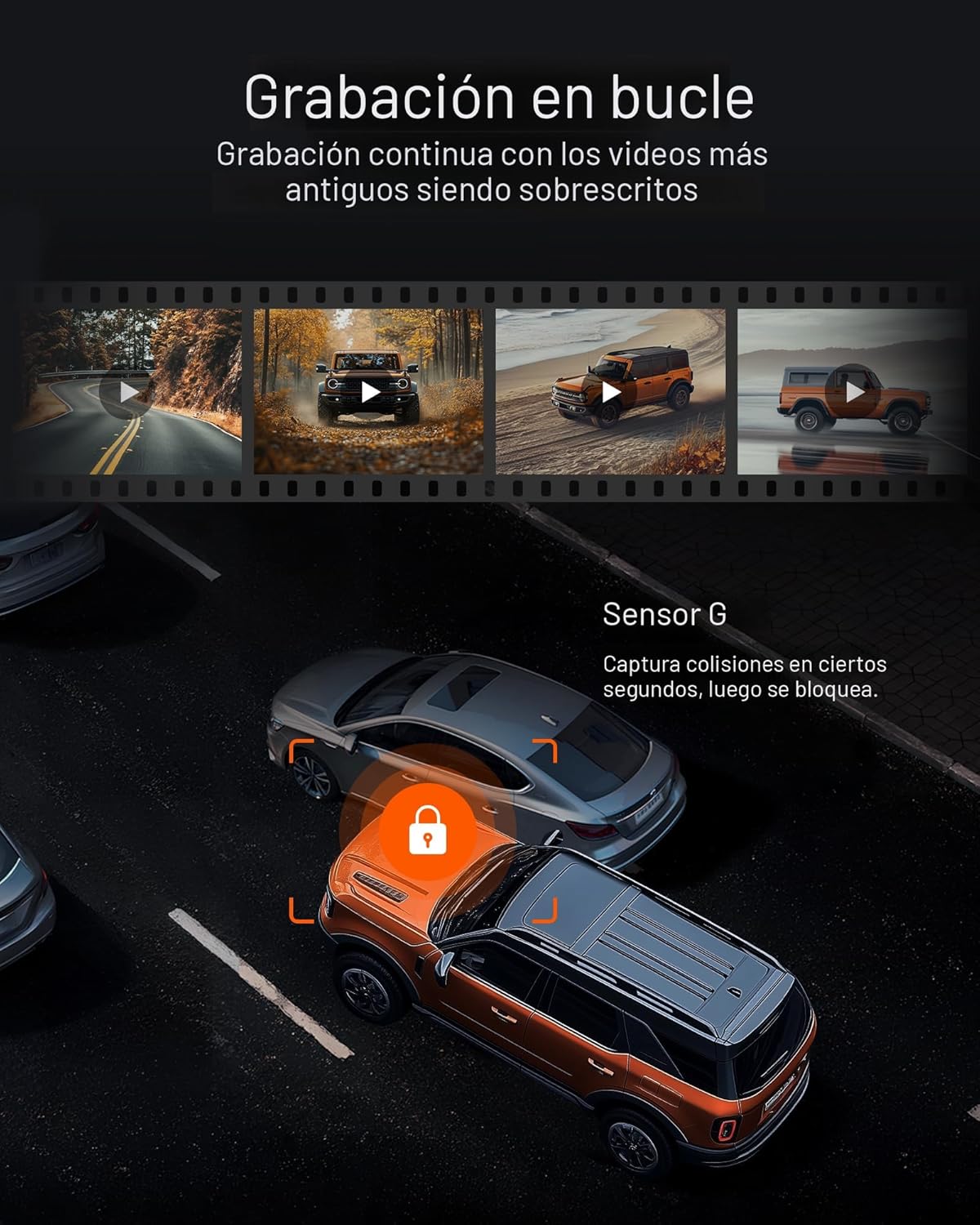 Cámara de respaldo de 12 pulgadas con espejo retrovisor inteligente