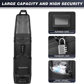 Bolsas de viaje de golf prémium para aerolíneas con bloqueo