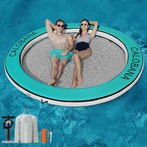 Hamaca inflable acuática redonda