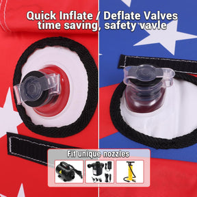 Remolcable acuatico para 2-3 personas con funda de nailon de alta calidad