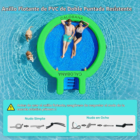 Hamaca flotante con rampa para mascota