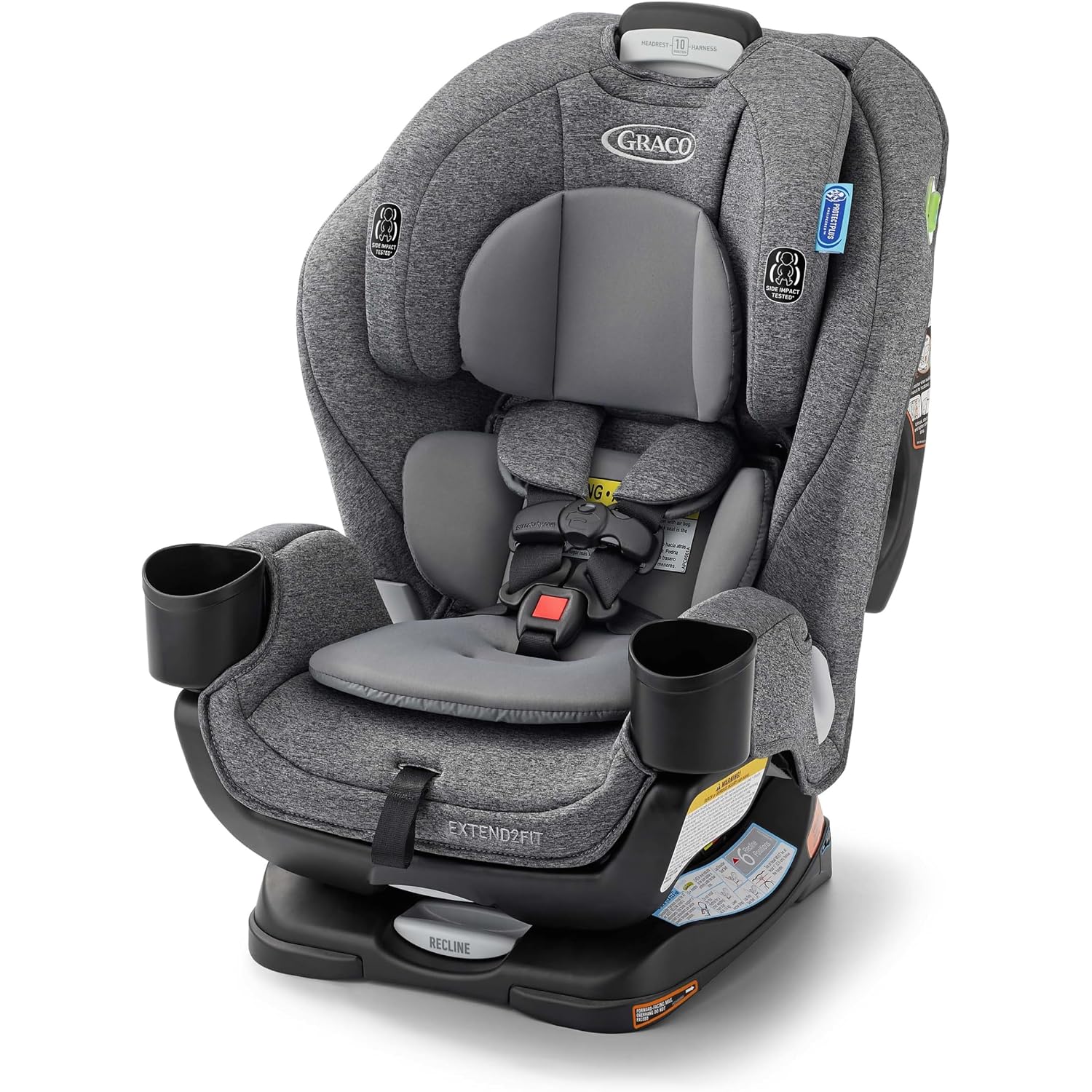 Graco Extend2Fit - Asiento convertible 2 en 1
