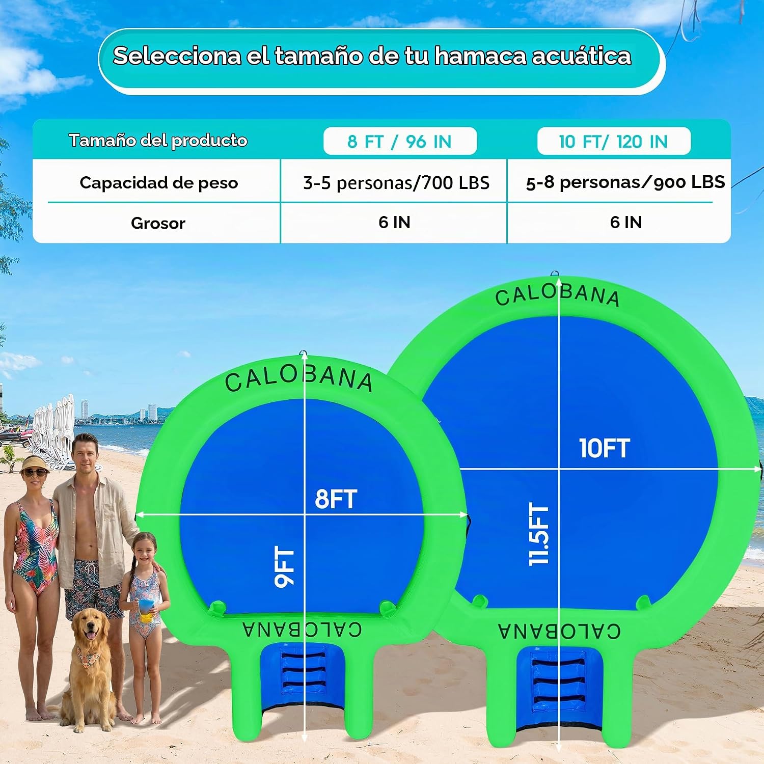 Hamaca flotante con rampa para mascota