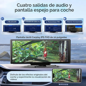 Pantalla Carplay portátil inalámbrica l 10.26 pulgadas