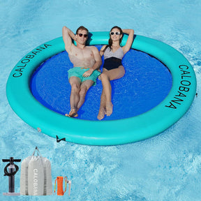 Hamaca inflable acuática redonda