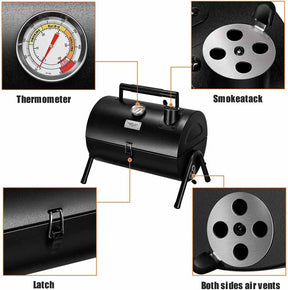Parrilla de carbón portátil ajustable multifuncional de metal
