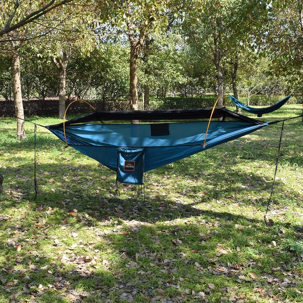 AnorTrek Hamaca de camping profesional con mosquitera