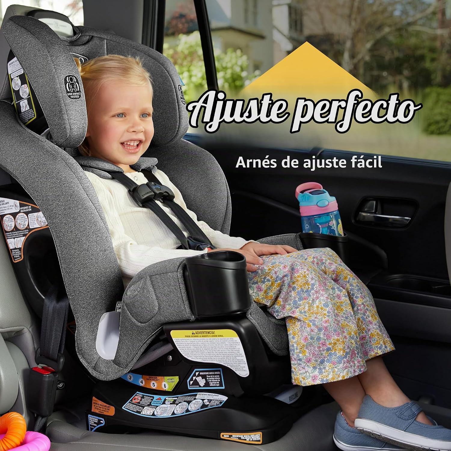 Graco Extend2Fit - Asiento convertible 2 en 1