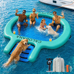 Hamaca flotante con rampa para mascota