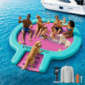 Hamaca flotante con rampa para mascota