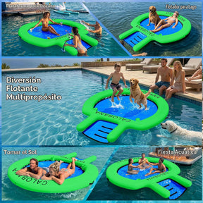 Hamaca flotante con rampa para mascota