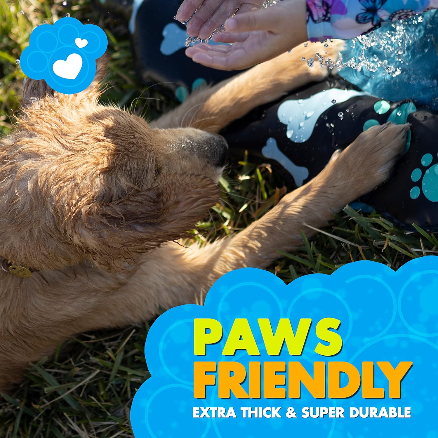 Almohadilla antideslizante con rociador para niños y perros