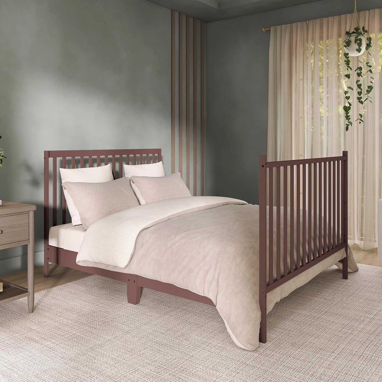 Cuna para bebé 5 en 1, se convierte en cama para niños - Dream On Me